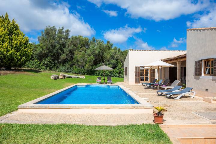 Casa de vacaciones para 8 personas, con Jardín en Son Servera