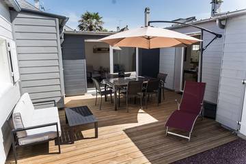 Gîte pour 5 personnes, avec jardin à Blainville-sur-Mer