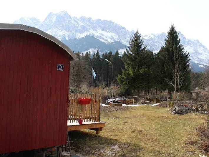 Ferienhaus für 2 Personen, mit Terrasse und Garten sowie Sauna am Eibsee
