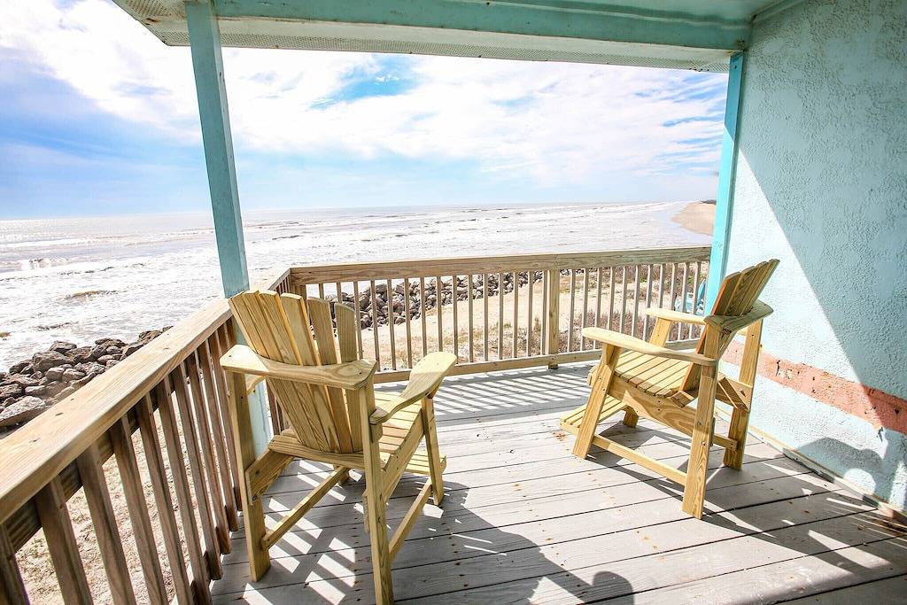 Schöne Aussicht vom Haus am Strand - San Luis Pass Freeport Tx in Brazoria County