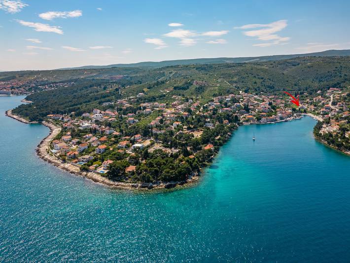 Villa pour 12 personnes, avec vue sur l’océan à Splitska