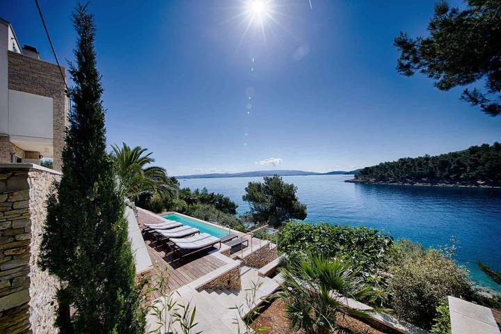 Villa pour 11 personnes, avec Vue sur l’océan dans Šolta