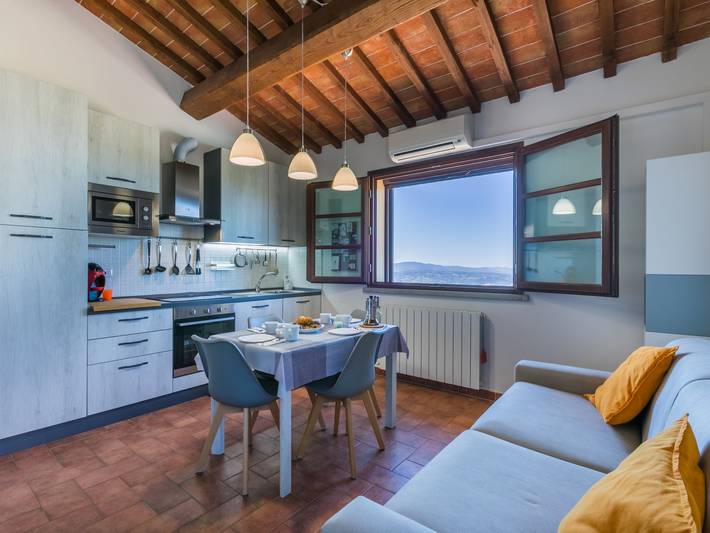 Ferienwohnung für 5 Personen, mit Ausblick und Terrasse in Riparbella - 4