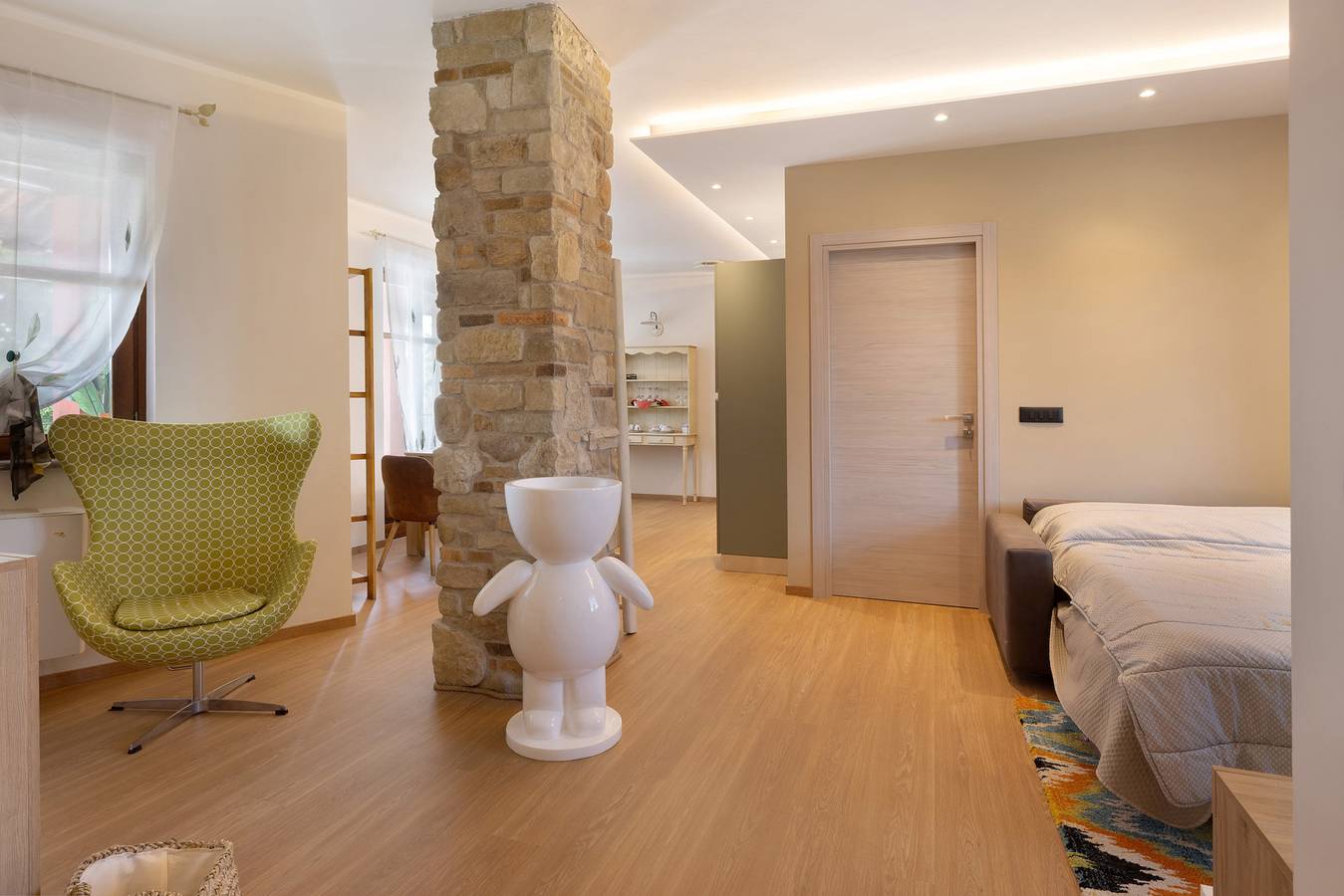 Ganze Wohnung, Ferienwohnung 'Due Camere' mit Bergblick, Gemeinschaftspool und Gemeinschaftsgarten in Dogliani, Langhe