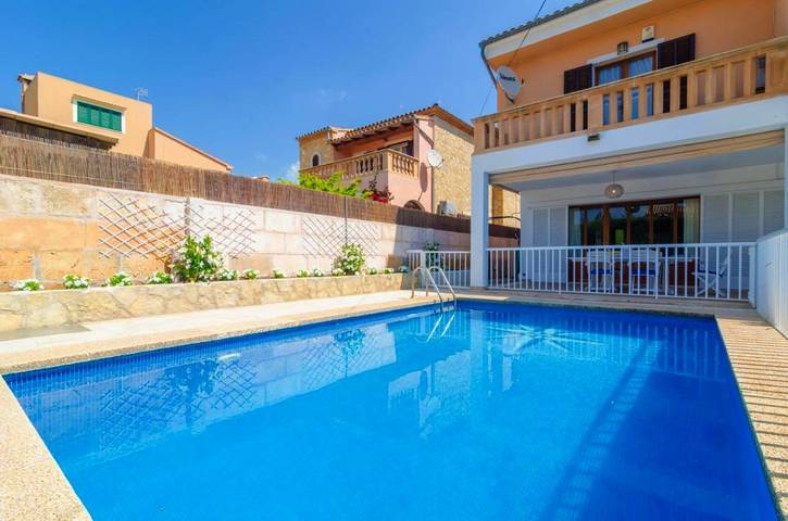 Finca für 8 Personen, mit Balkon und Terrasse sowie Pool und Ausblick in Cala Millor - 2