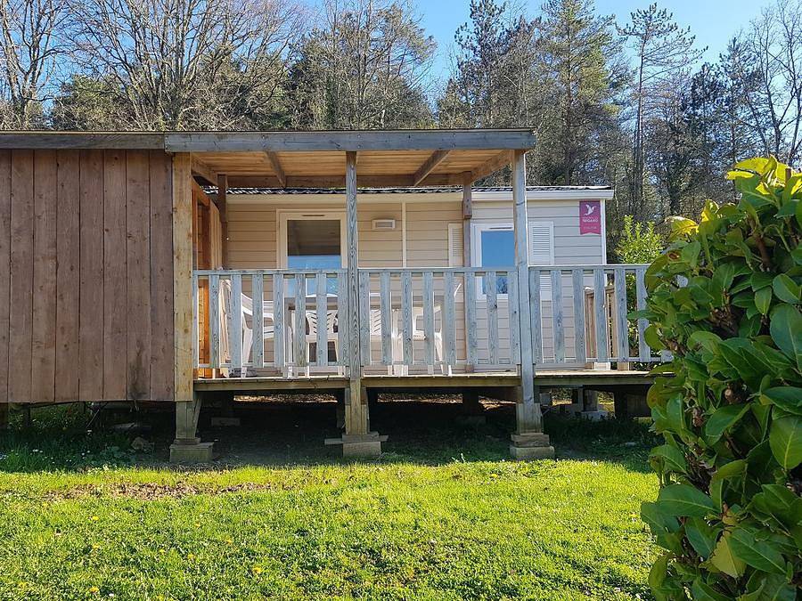 Camping Noix de Pecan'y - Mobilheim 5 personen - Sommer Mobilheim mit Sanitäranlagen in Le Buisson-de-Cadouin, Périgord Noir