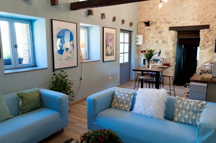 Maison de vacances pour 4 personnes, avec Jardin