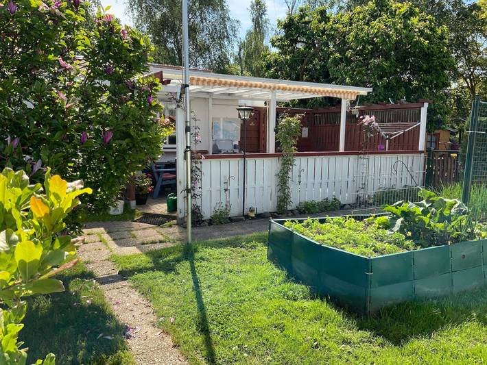 Ferienhaus für 3 Personen, mit Terrasse und Garten in Rechlin