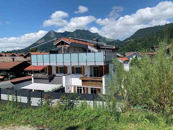 Ferienhaus für 12 Personen, mit Garten und Ausblick in Sonthofen