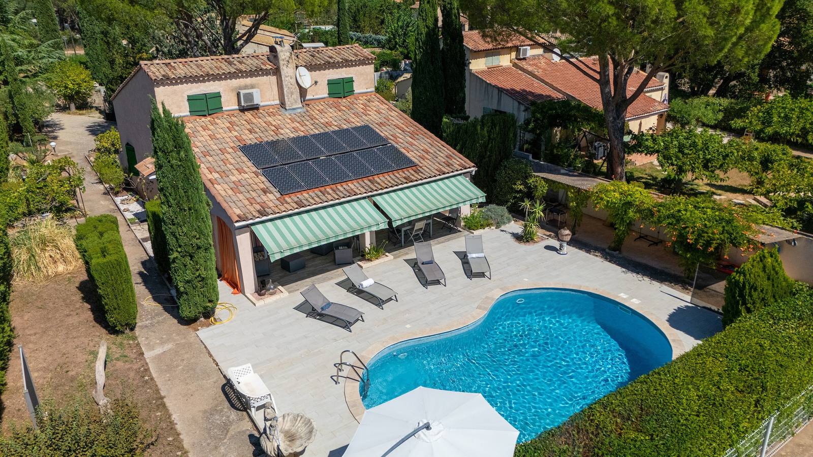 Villa 'La Parenthèse' com ar condicionado, piscina privada e Wi-Fi, 7 pessoas in Vidauban, Draguignan (Região)