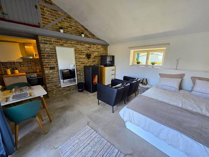 Maison d’hôte pour 2 personnes, avec Terrasse ainsi que Jardin et Vue à Ohey