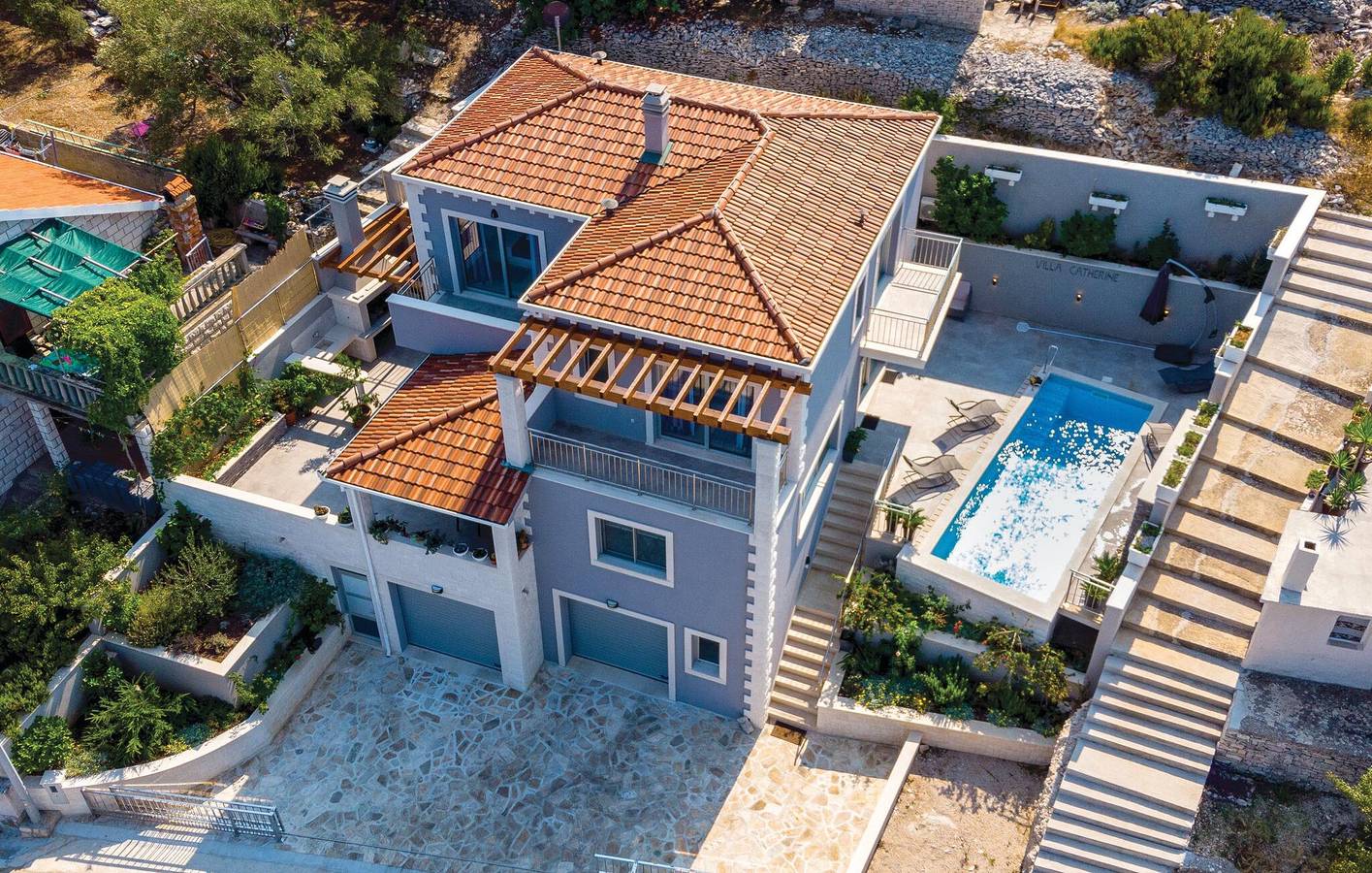 Reizende 158 m² große Wohnung mit Pool, Küche und nur 2 km von der Küste entfernt in Blato, Korcula