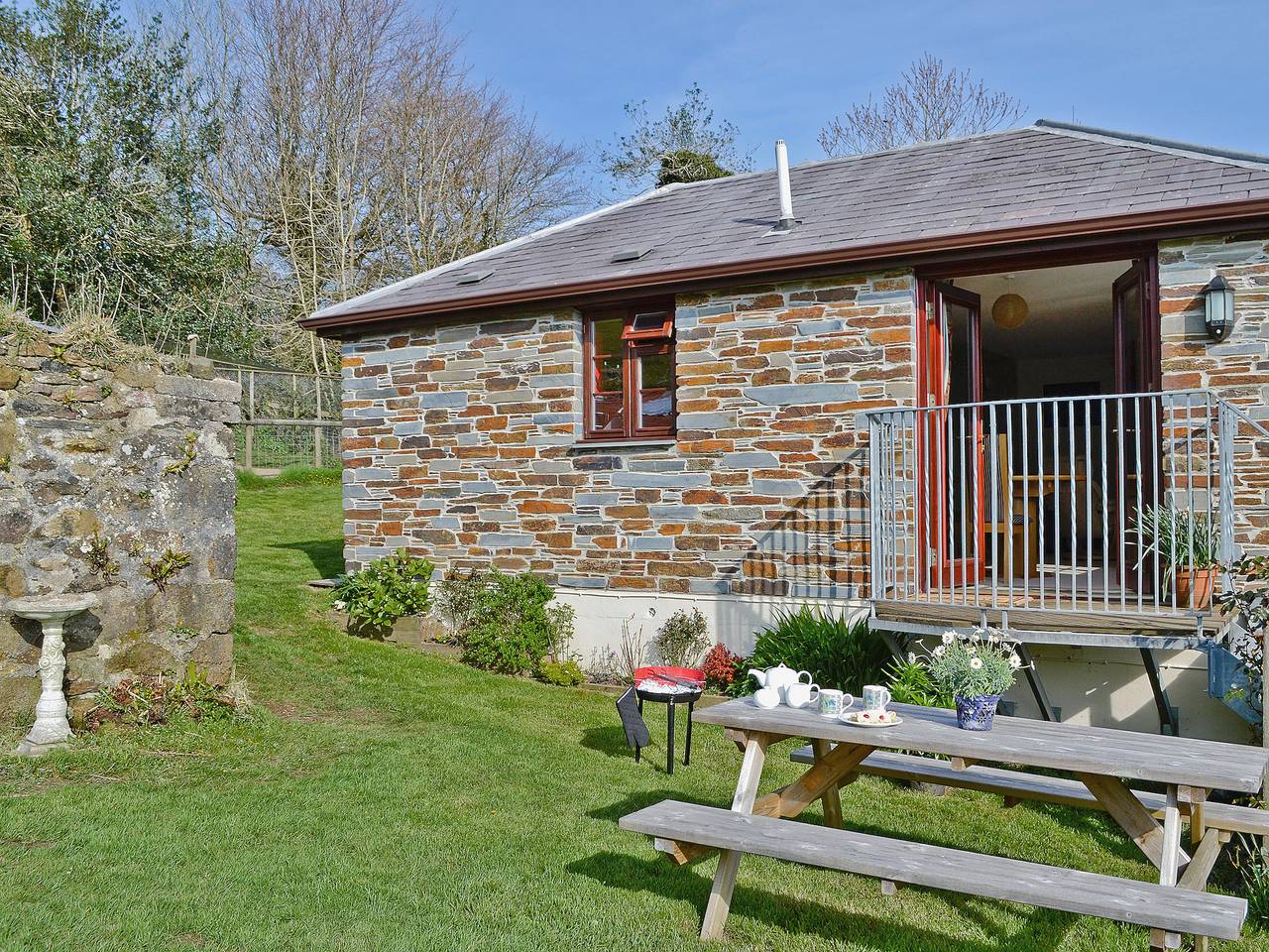 Casa rural para 2 personas con jardín in Cornualles