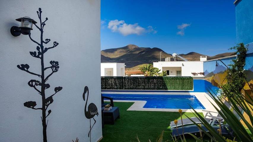 Casa rural para 8 personas, con vistas además de piscina y jardín en San José (Almería) - 2