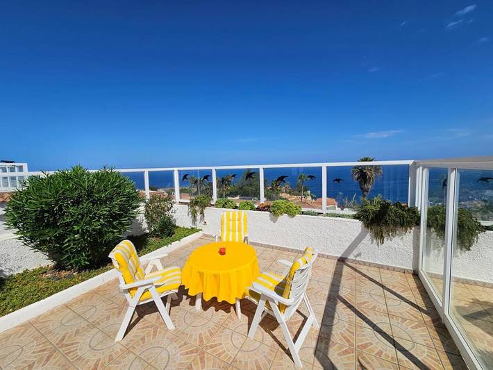 Apartamento para 4 personas, con jardín y vistas en Playa de los Roques