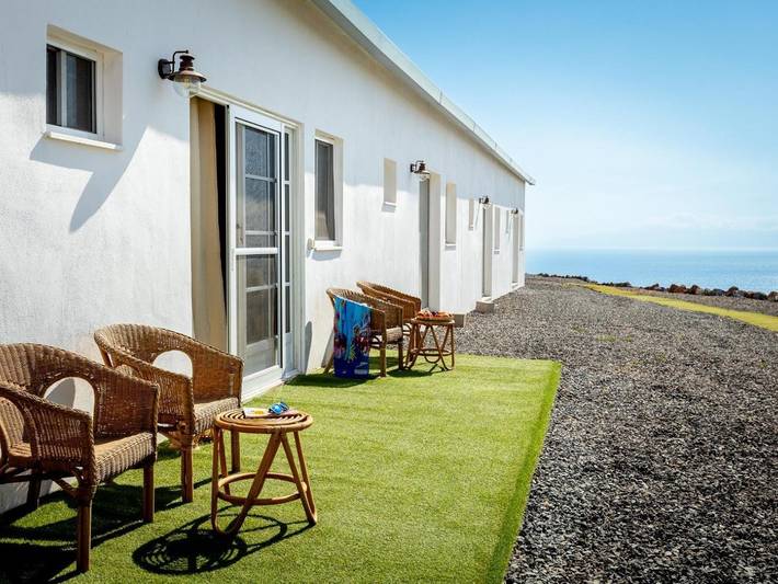 Casa de vacaciones para 2 personas, con Terraza además de Jardín y Piscina en Las Nieves