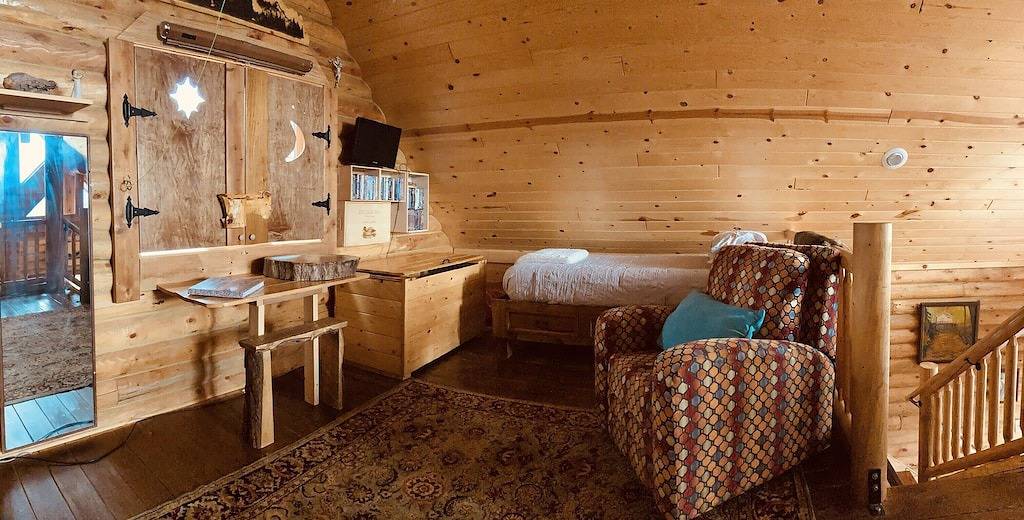 Charmantes Blockhaus in den Bergen. in Florissant, Teller County