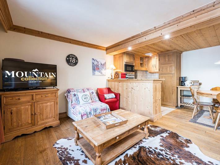 Appartement entier, Appartement confortable avec accès direct aux pistes, parking et vue sur Bellevarde in Val-d'Isère, Massif de la Vanoise