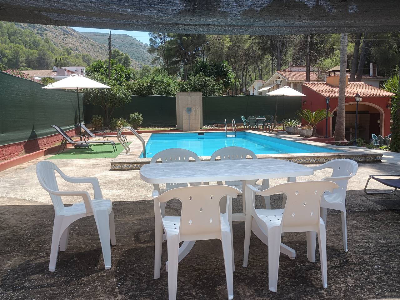 Maison de vacances « Cova Negra Nature » avec vue montagne, piscine partagée et climatisation in Genovés, Province de Valence