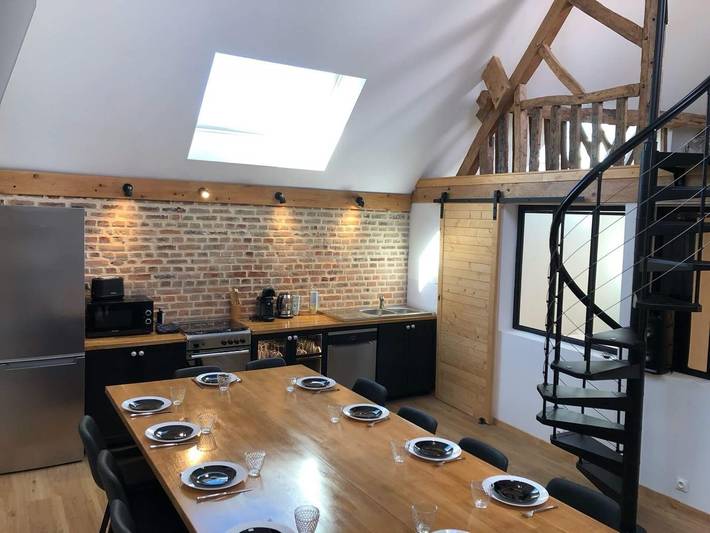 Maison de campagne pour 5 personnes, avec jardin à Talmas