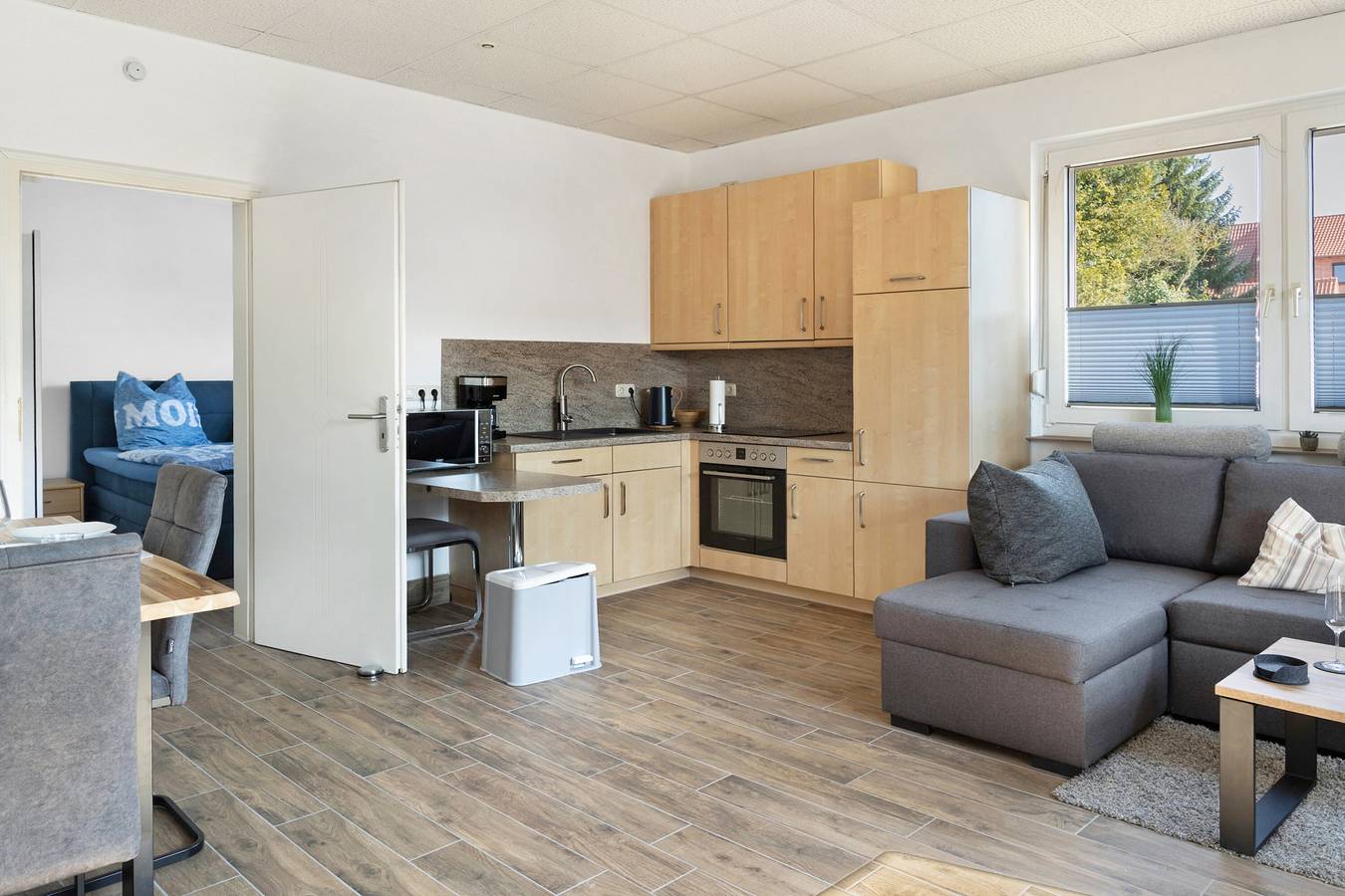 Ganze Wohnung, Ferienwohnung 'Nr. 34A Malliß' mit gemeinsamer Terrasse, privatem Garten und Wi-Fi in Malliß, Mecklenburgisches Elbetal
