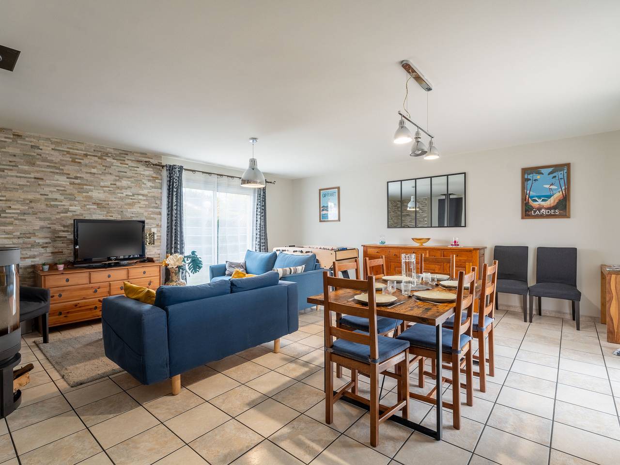 Maison familiale climatisée à Biscarrosse - 6 pers, proche centre & pistes cyclables in Biscarrosse (bourg), Biscarrosse