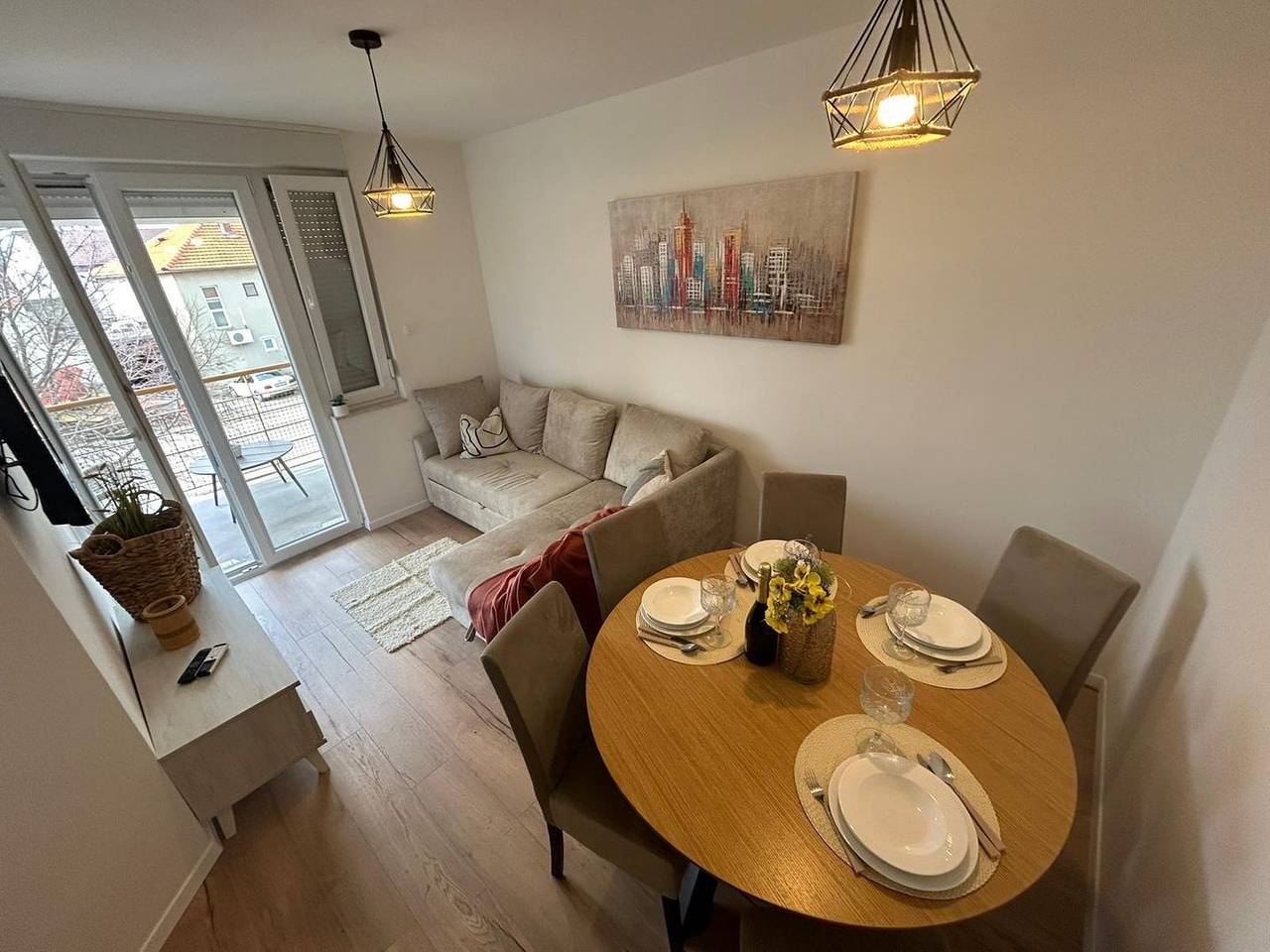 Entire apartment, Zentrale 50m² Stadtwohnung mit Balkon und Wlan – für bis zu 5 Personen in Biograd na Moru, Zadar