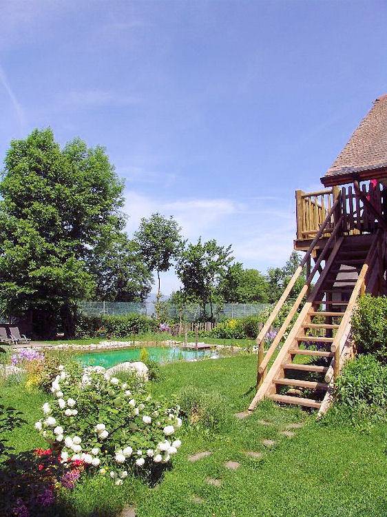 Gîte pour 5 personnes, avec balcon ainsi que jardin et piscine à Trévignin