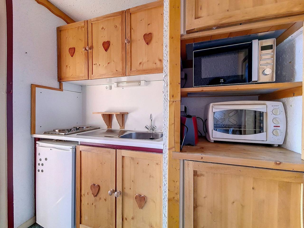 Estudio entero, Estudio luminoso al pie de pistas con balcón in Les Menuires, Saint-Martin-de-Belleville