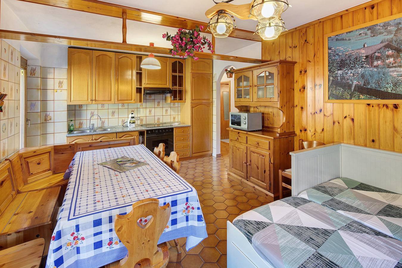 Ganze Wohnung, Appartamento Mirella mit Bergblick und Balkon in Livigno, Nationalpark Stilfser Joch