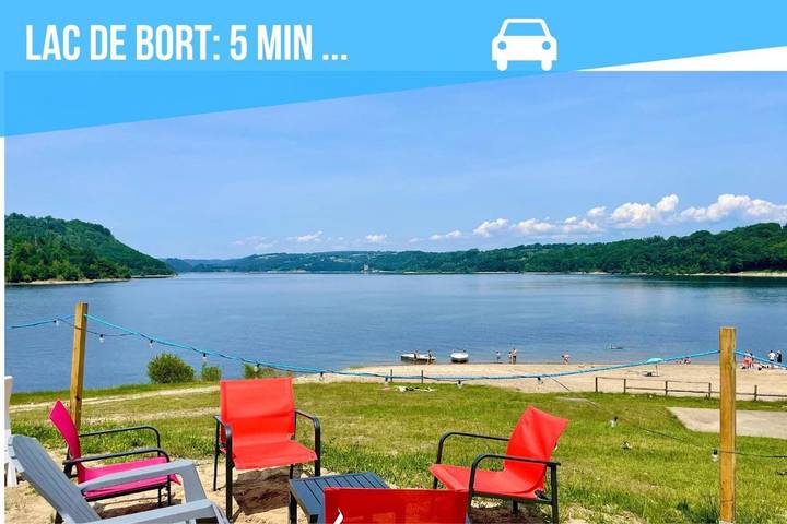 Location de vacances pour 6 personnes, avec jardin et vue, animaux acceptés à Lanobre - 3