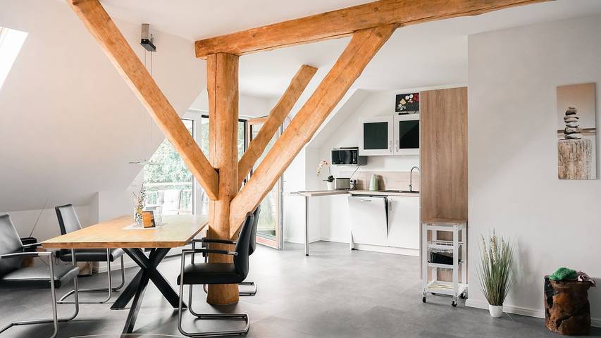 Ferienwohnung für 2 Personen, mit Balkon und Garten - 1