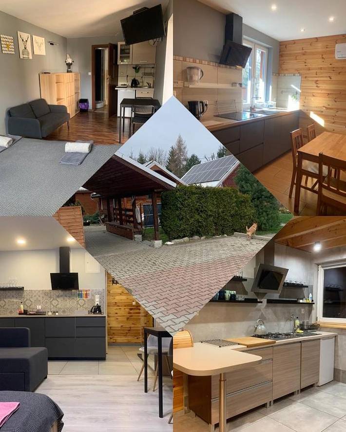 Apartament wakacyjny dla 3 osób, z ogród, zwierzęta dozwolone w Miłków