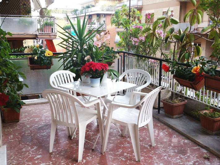 Appartamento vacanze per 8 persone, con Balcone e Terrazza a Roma