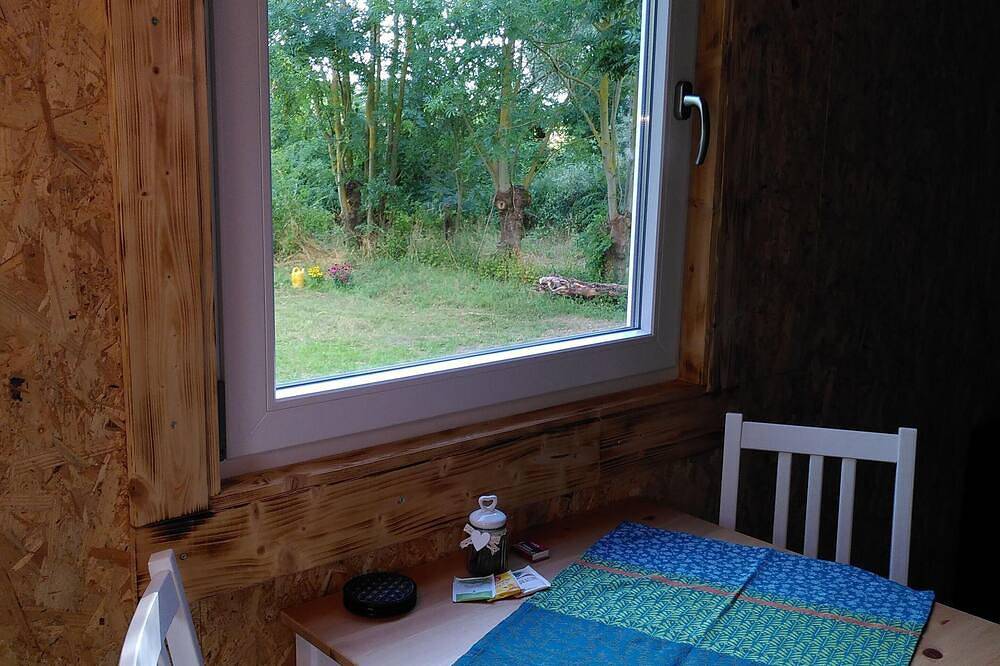 Tiny House, Tiny Haus, Ferienhäuschen, Ferienhaus, Zirkuswagen, Bauwagen, Wohnwagen, in Hetzdorf, Uckerland