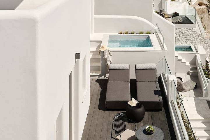 Villa für 2 Personen, mit Pool und Balkon sowie Whirlpool in Oia