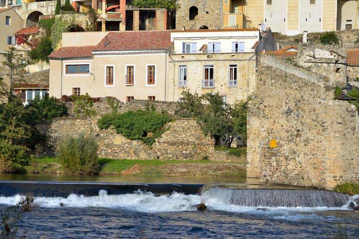 Location de vacances pour 15 personnes, avec jardin et vue, animaux acceptés à Roquebrun - 3
