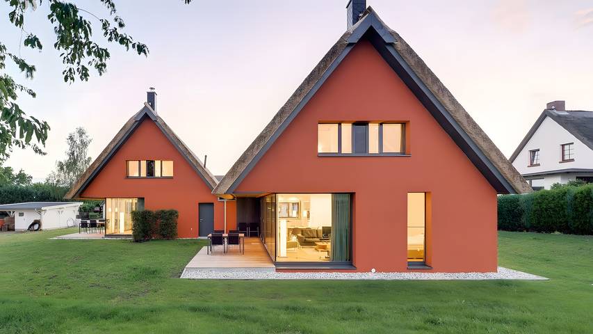 Ferienhaus für 4 Personen, mit Garten und Sauna in Putbus