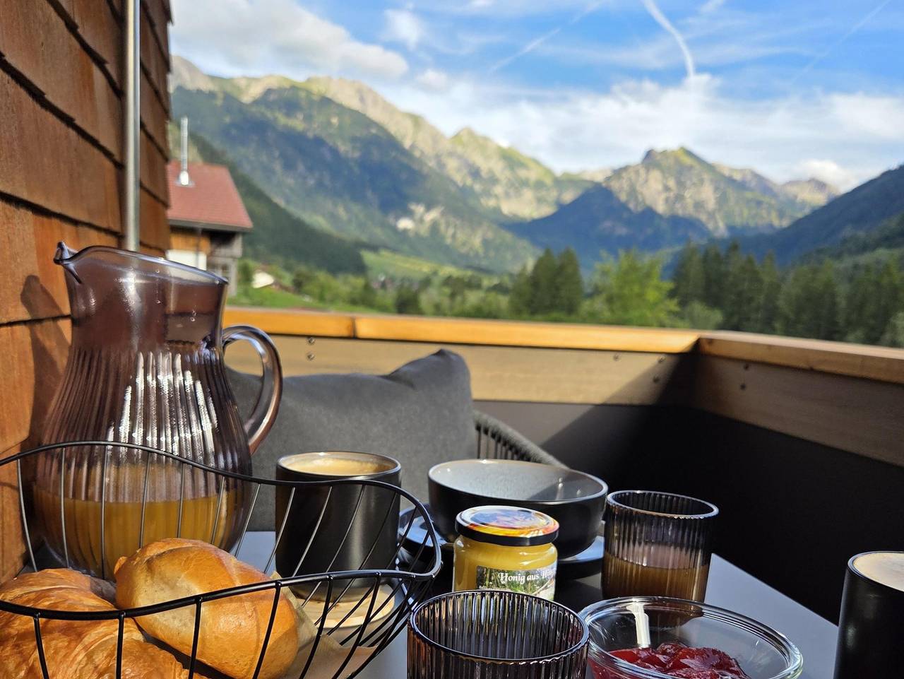 Ganze Ferienwohnung, Feriennest für 2 Pers. - 60 qm - Südbalkon in Hinterstein, Bad Hindelang