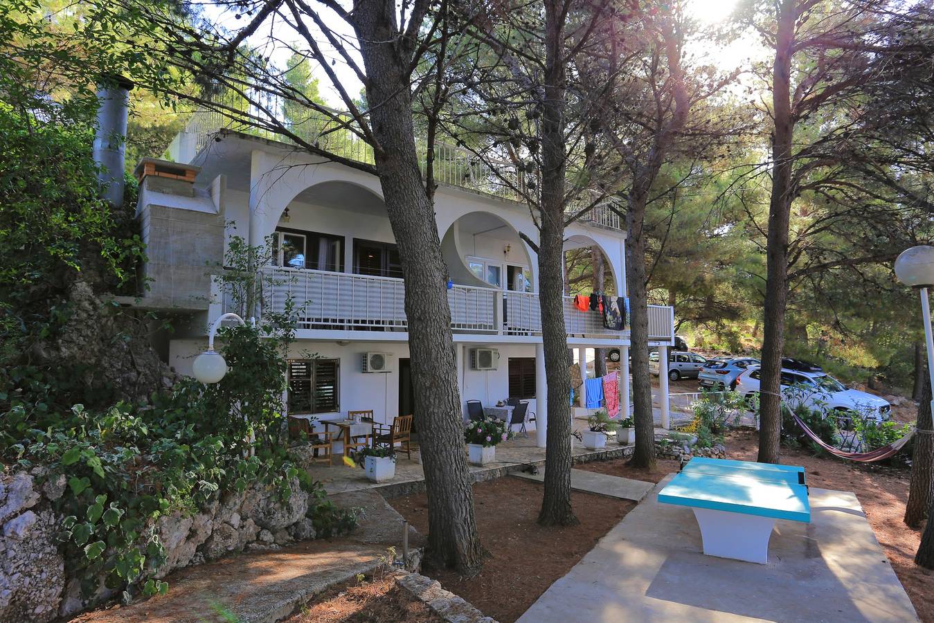 Ganze Wohnung, Studio Appartement mit Terrasse Balica Rat, Omis As-1065-b in Stanici, Omis-Riviera