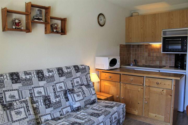 Studio pour 4 personnes, avec balcon à Vars