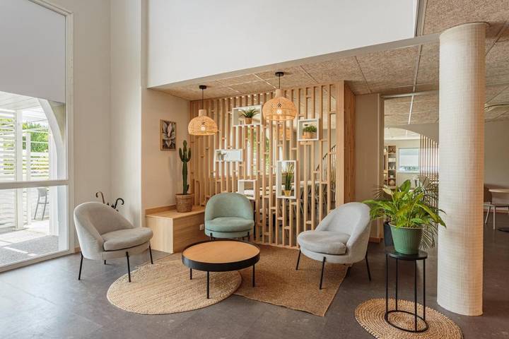 Hôtel pour 3 personnes, avec terrasse, animaux acceptés
