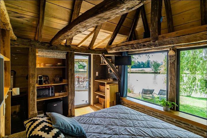 Chambre d’hôte pour 2 personnes, avec vue sur le lac et jardin ainsi que vue et sauna - 1