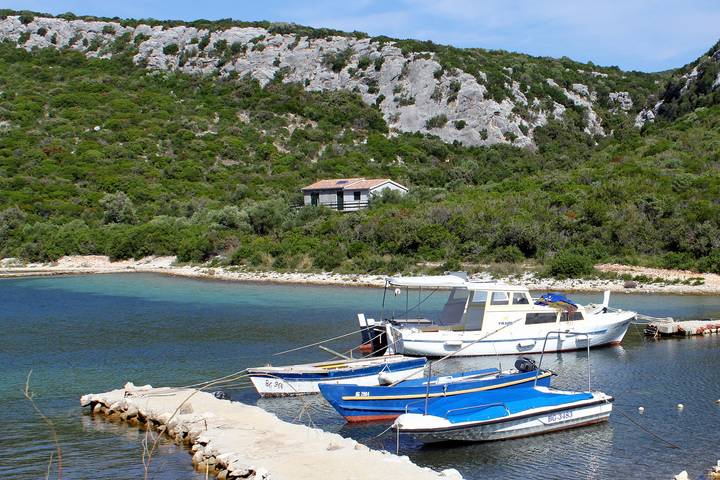 2-Zimmer-Haus am Strand Bucht Kobiljak, Pasman K-11391 in Pasman Stadt, Pasman