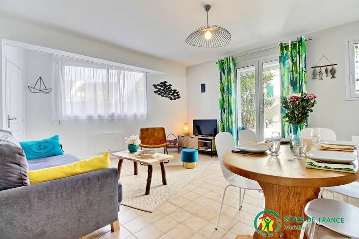 Gîte pour 6 personnes, avec jardin, animaux acceptés dans Plage de Keraude - 4