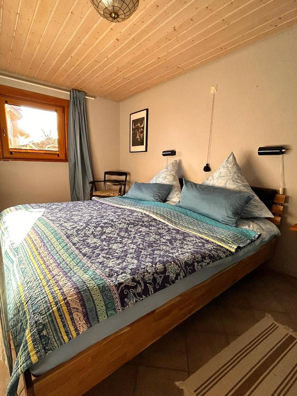 Ganzes Studio, Ferienwohnung Blick in den Garten mit Terrasse an der Wutachschlucht und Südschwarzwaldradweg in Bonndorf im Schwarzwald, Südschwarzwald