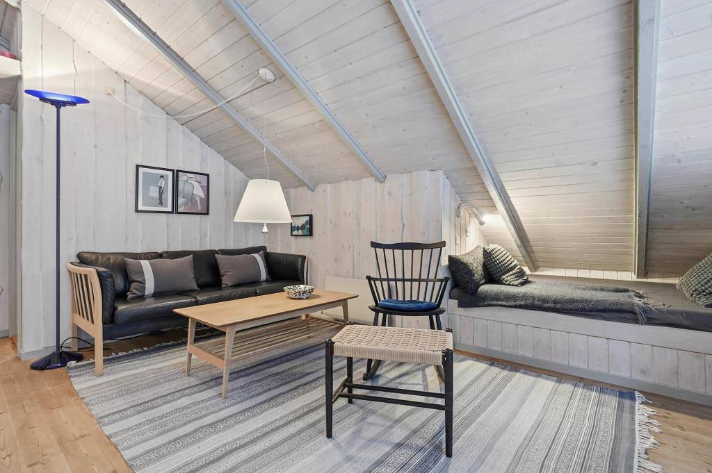 Charmantes Ferienhaus mit Kaminofen im Wald in Ho in Blavand, Varde Region