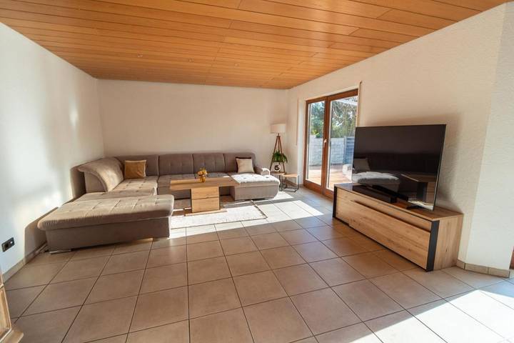 Ferienwohnung für 9 Personen, mit Ausblick und Garten, mit Haustier