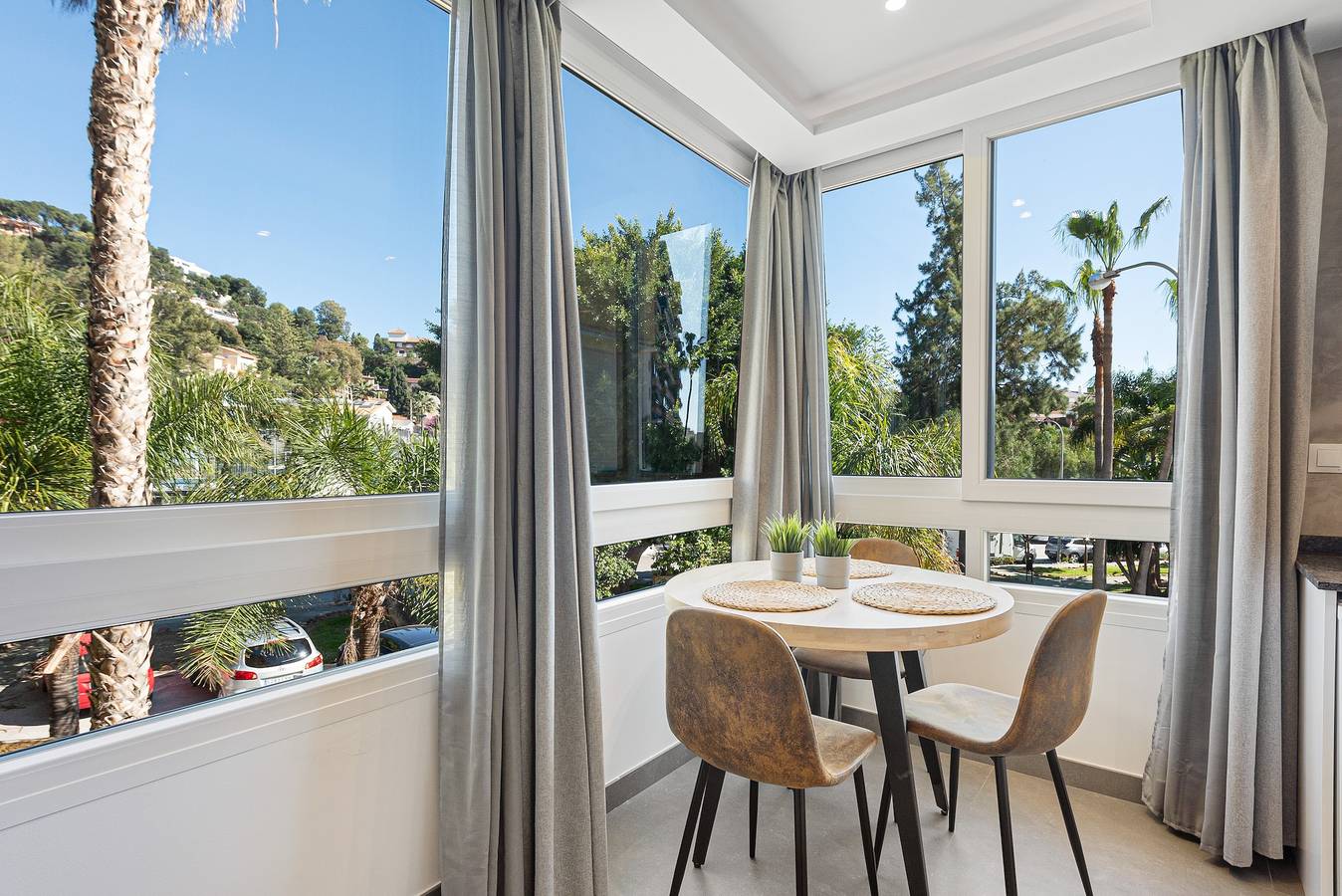 Hel enrumslägenhet, Studio för 2 Personer med trädgård in Málaga (Este), Malaga