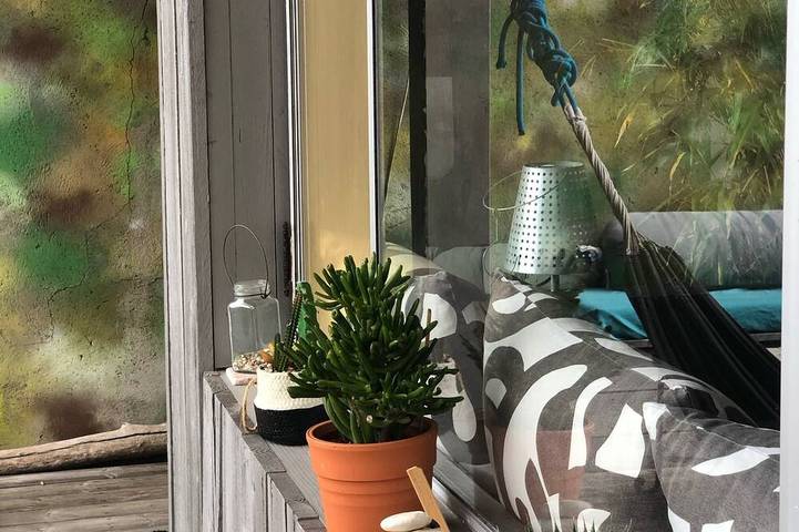 Cabane zen dans le maquis in Bonifacio, Arrondissement de Sartène